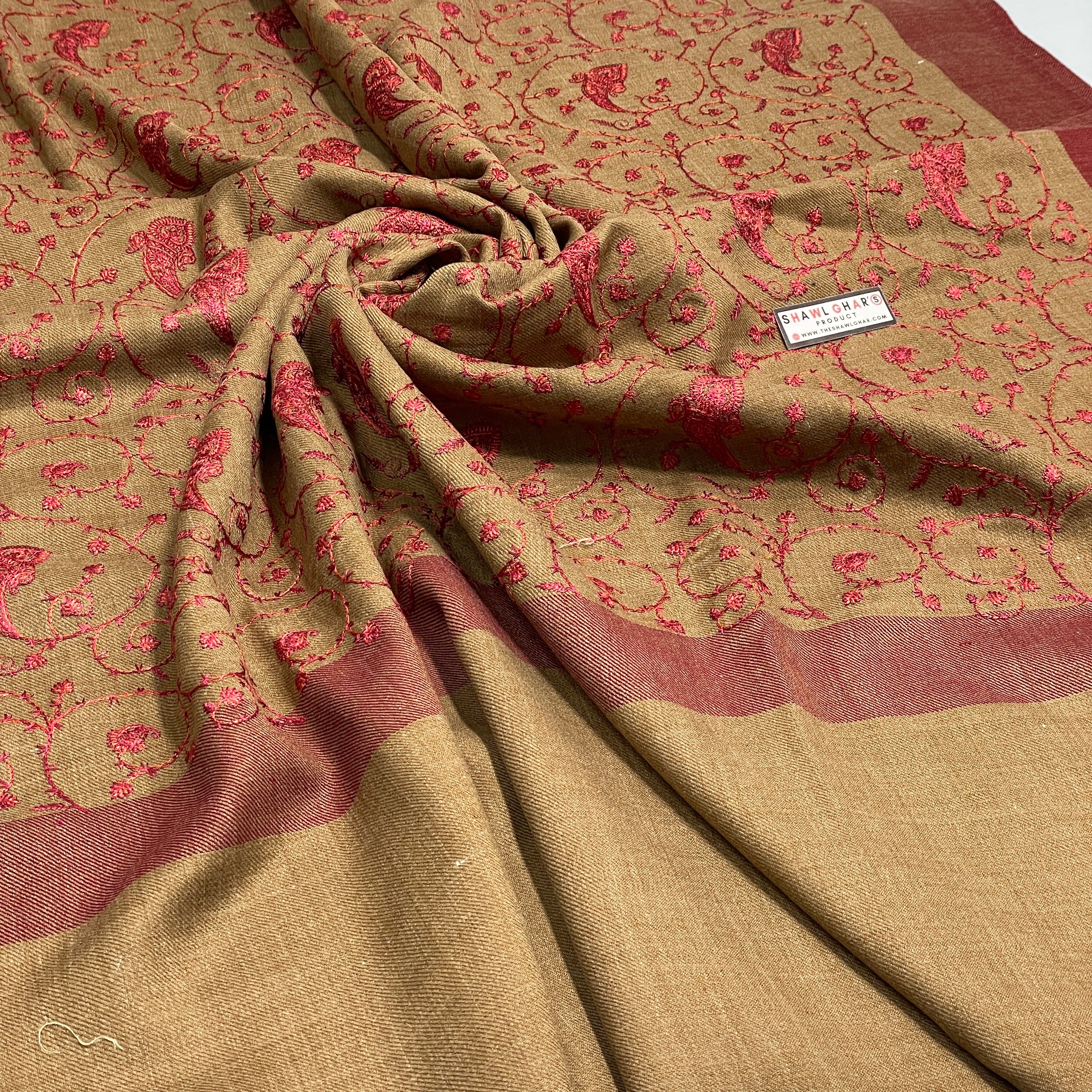 Pashmina indian Jall Embroidery