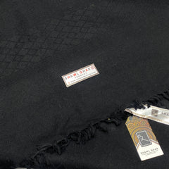 Elegant Woolen Dora Shawl - Black Color